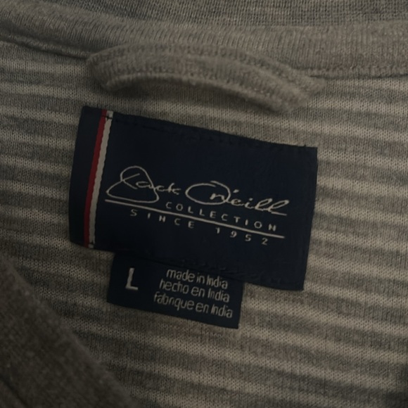 Grey Jack O’Neill Henley size large - Picture 2 of 2